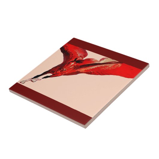 Pegasus, das fliegende Pferd Fliese (Seite)