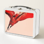 Pegasus, das fliegende Pferd Metall Brotdose (Vorderseite)