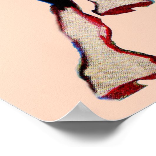 Pegasus, das fliegende Pferd Poster (Ecke)