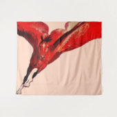 Pegasus, das fliegende Pferd Wandteppich (Vorderseite (Horizontal))