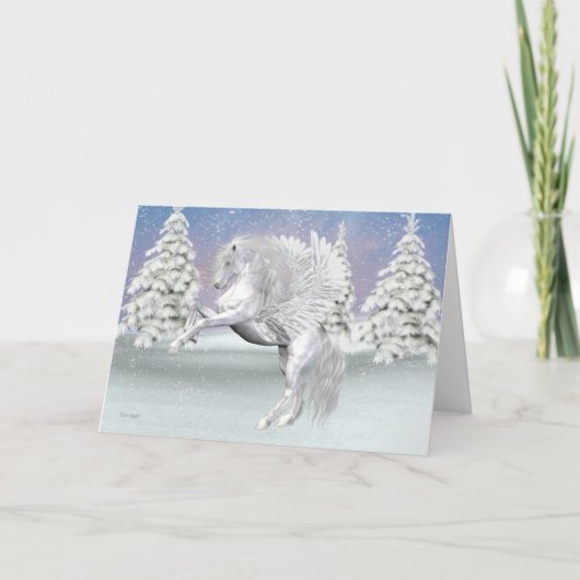 Pegasus. Das winged Pferd Karte (Vorderseite)