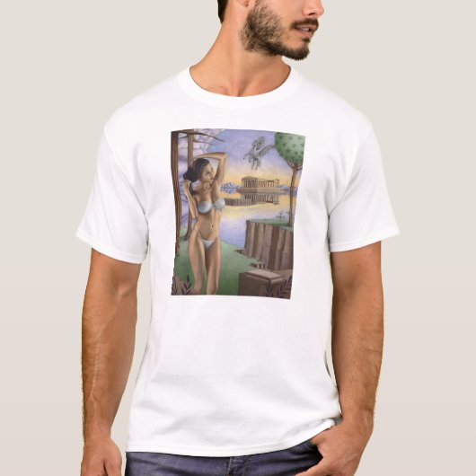 Pegasus: Der grundlegende T - Shirt der Männer (Vorderseite)