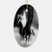 Pegasus des Mondes Keramikornament (Rechts)
