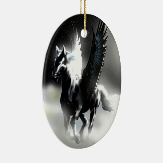 Pegasus des Mondes Keramikornament (Rechts)