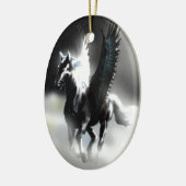 Pegasus des Mondes Keramikornament (Links)