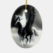 Pegasus des Mondes Keramikornament (Vorne)