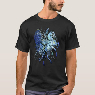 Pegasus Einhörner Pferde Blitz Pegasos Mädchen Ch T-Shirt