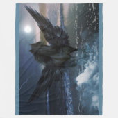 Pegasus-Fantasie auf Fleece-Decke Fleecedecke (Vorderseite)