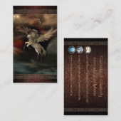 Pegasus-Fantasie-Kunst-Visitenkarten Visitenkarte (Vorne/Hinten)