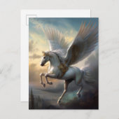Pegasus Fantasy Art Postkarte (Vorne/Hinten)