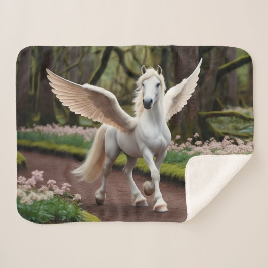 Pegasus Filly auf dem Waldweg Sherpadecke (Vorderseite (Horizontal))