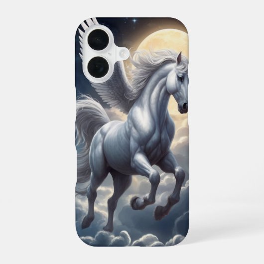 Pegasus Flight iPhone 16 Hülle (Rückseite)