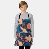 Pegasus floral Personalisiertes Muster Schürze (Getragen)