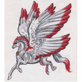 Pegasus Freistehende Fotoskulptur