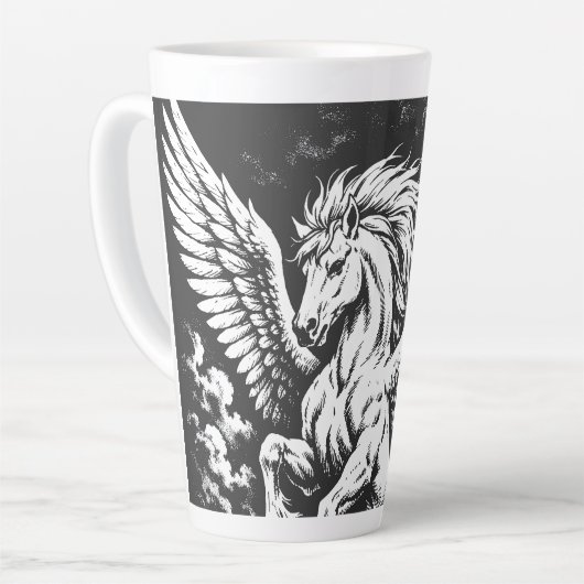 Pegasus — Geflügelter Herold des Sturms Milchtasse (Linke Ecke)