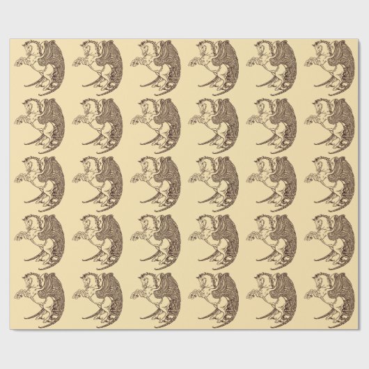 Pegasus Geschenkpapier (Flach)