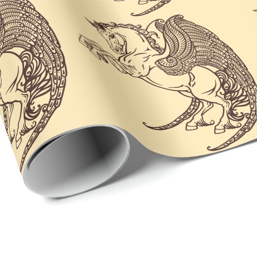 Pegasus Geschenkpapier (Rolleneckpunkt)