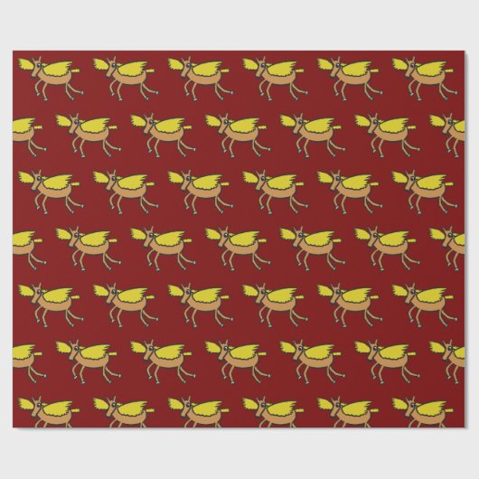 Pegasus Geschenkpapier (Flach)