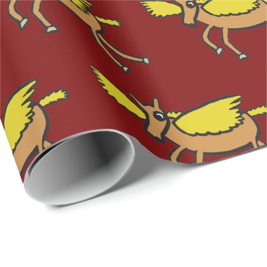 Pegasus Geschenkpapier (Rolleneckpunkt)