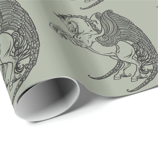 Pegasus Geschenkpapier (Rolleneckpunkt)