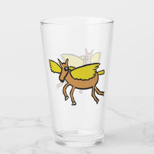 Pegasus Glas (Rückseite)