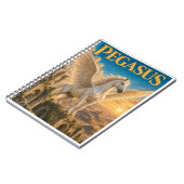 Pegasus, Gothic Fantasy Monster Notizblock (Linke Seite)
