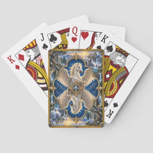 Pegasus, Gothic Fantasy Monster Spielkarten (Rückseite)