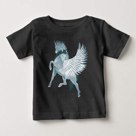 Pegasus Griechische Mythologie Flügelpferd Baby T-shirt (Vorderseite)