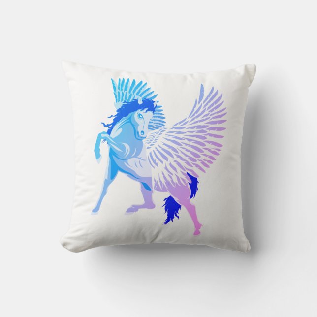 Pegasus Griechische Mythologie Flügelpferd Kissen (Vorderseite)