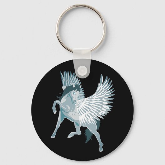 Pegasus Griechische Mythologie Flügelpferd Schlüsselanhänger (Vorderseite)