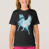 Pegasus Griechische Mythologie Flügelpferd T-Shirt (Vorderseite)
