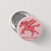Pegasus-Gruppe 1-1/4" rund Button (Vorne & Hinten)