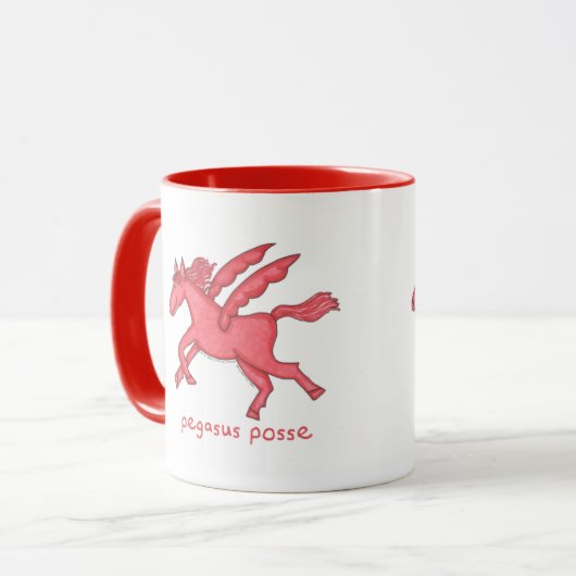 Pegasus-Gruppe Tasse (Vorderseite Links)