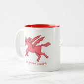 Pegasus-Gruppe Zwei-Ton Tasse (Vorderseite Links)