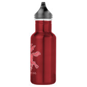 Pegasus-Gruppen-Wasser-Flasche (rot) Edelstahlflasche (Rechts)