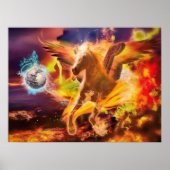 PEGASUS HORSE ZERSTÖRT DEN KRAKEN POSTER (Vorne)