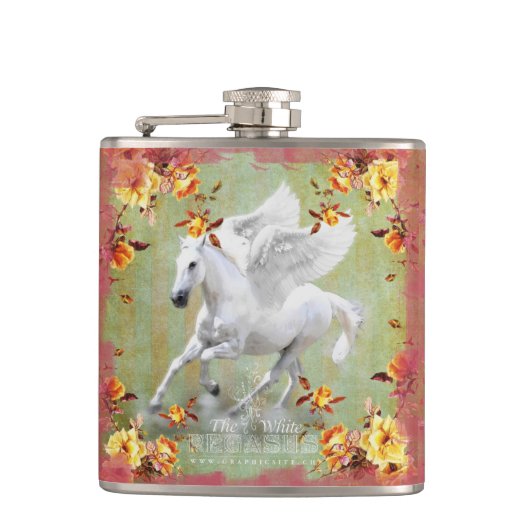 Pegasus II - Flasche Flachmann (Vorderseite)