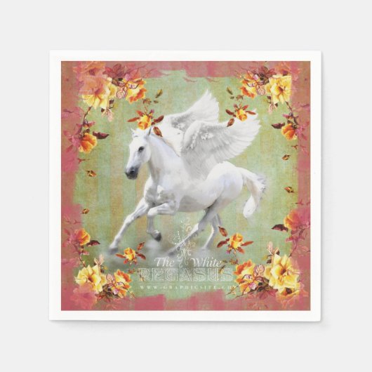 Pegasus II - Papier Napkins Serviette (Vorderseite)