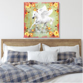 Pegasus II - Wrapped Canvas Leinwanddruck (Insitu (Schlafzimmer))