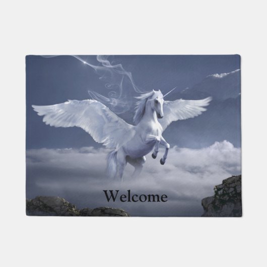Pegasus im Flug Fußmatte (Vorderseite)