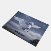 Pegasus im Flug Fußmatte (Schrägansicht)