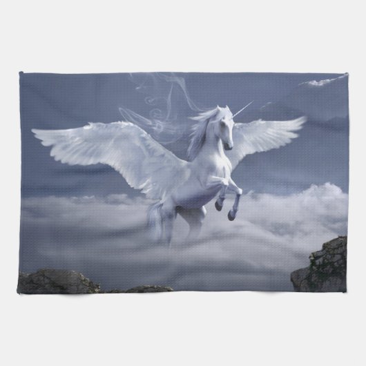 Pegasus im Flug Geschirrtuch (Horizontal)