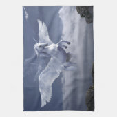 Pegasus im Flug Geschirrtuch (Vertikal)