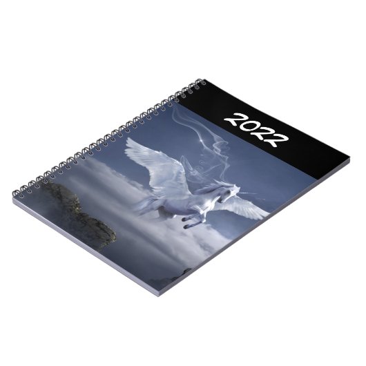 Pegasus im Flug Notizblock (Linke Seite)