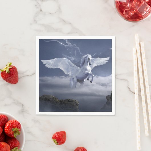 Pegasus im Flug Serviette (Beispiel)
