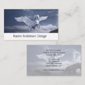 Pegasus im Flug Visitenkarte (Vorne/Hinten)