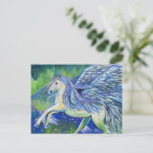 Pegasus im Nordlicht Postkarte (Stehend Vorderseite)