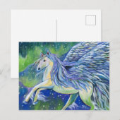 Pegasus im Nordlicht Postkarte (Vorne/Hinten)