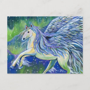 Pegasus im Nordlicht Postkarte