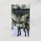 Pegasus in den WaldVisitenkarten Visitenkarte (Rückseite)